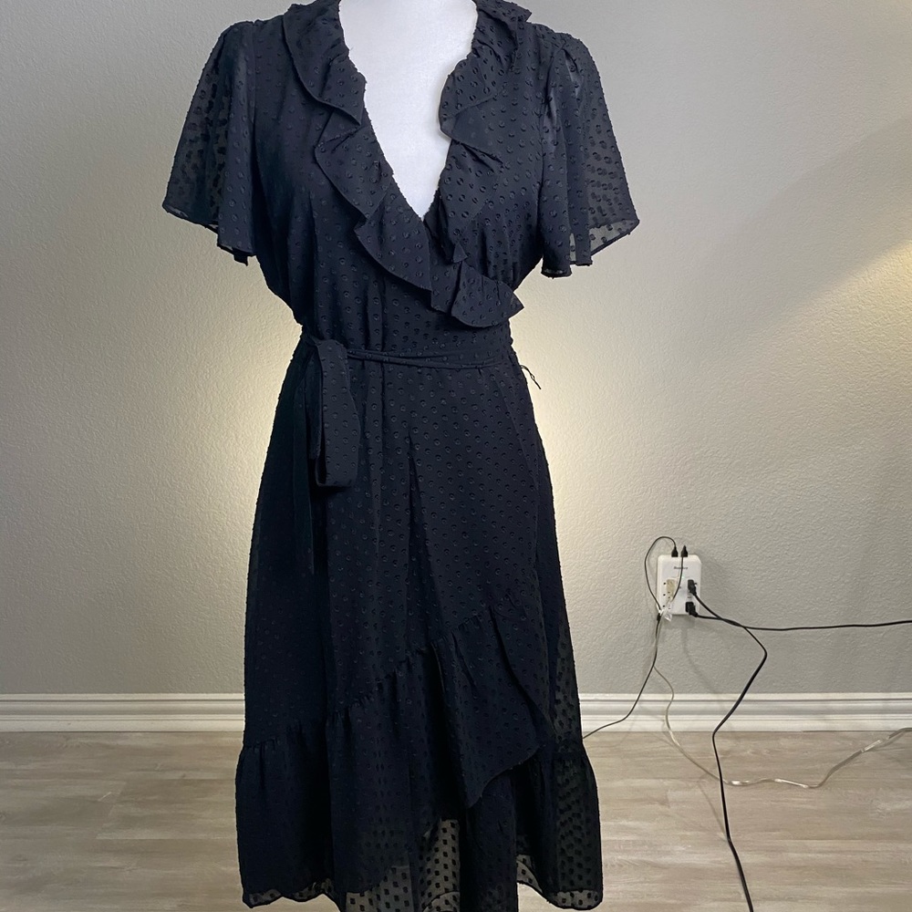 MK Black Wrap Dress